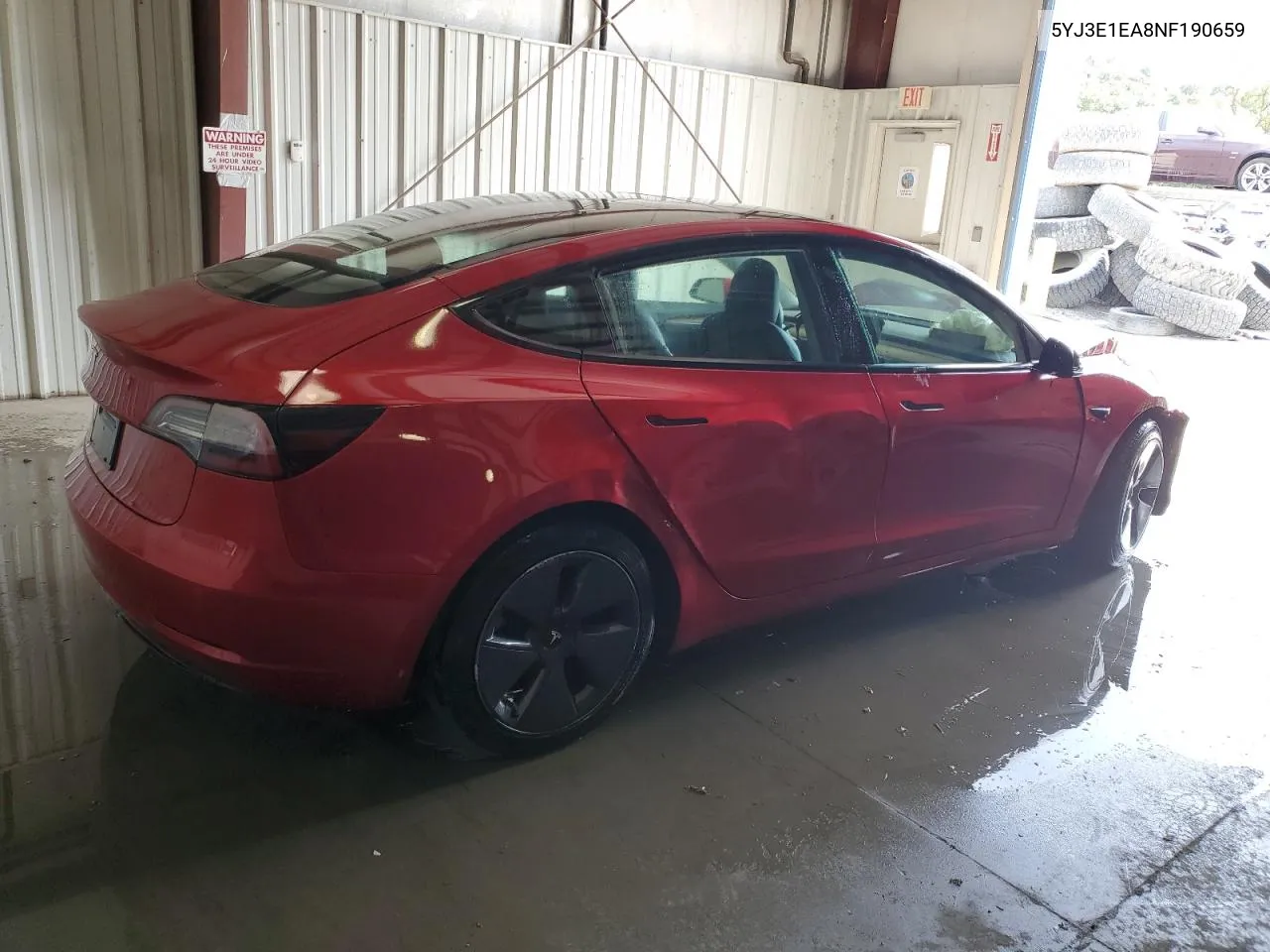 5YJ3E1EA8NF190659 2022 Tesla Model 3