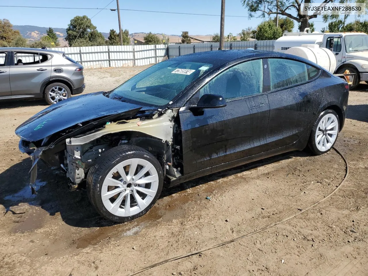 2022 Tesla Model 3 VIN: 5YJ3E1EAXNF288530 Lot: 72605974