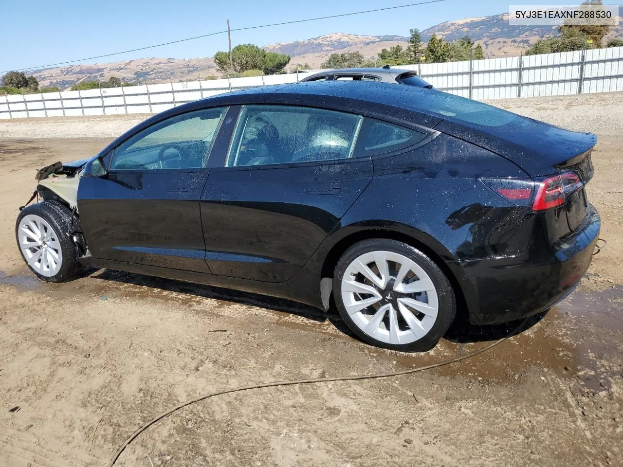 2022 Tesla Model 3 VIN: 5YJ3E1EAXNF288530 Lot: 72605974