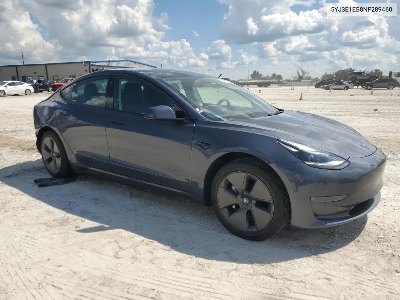 5YJ3E1EB8NF289460 2022 Tesla Model 3