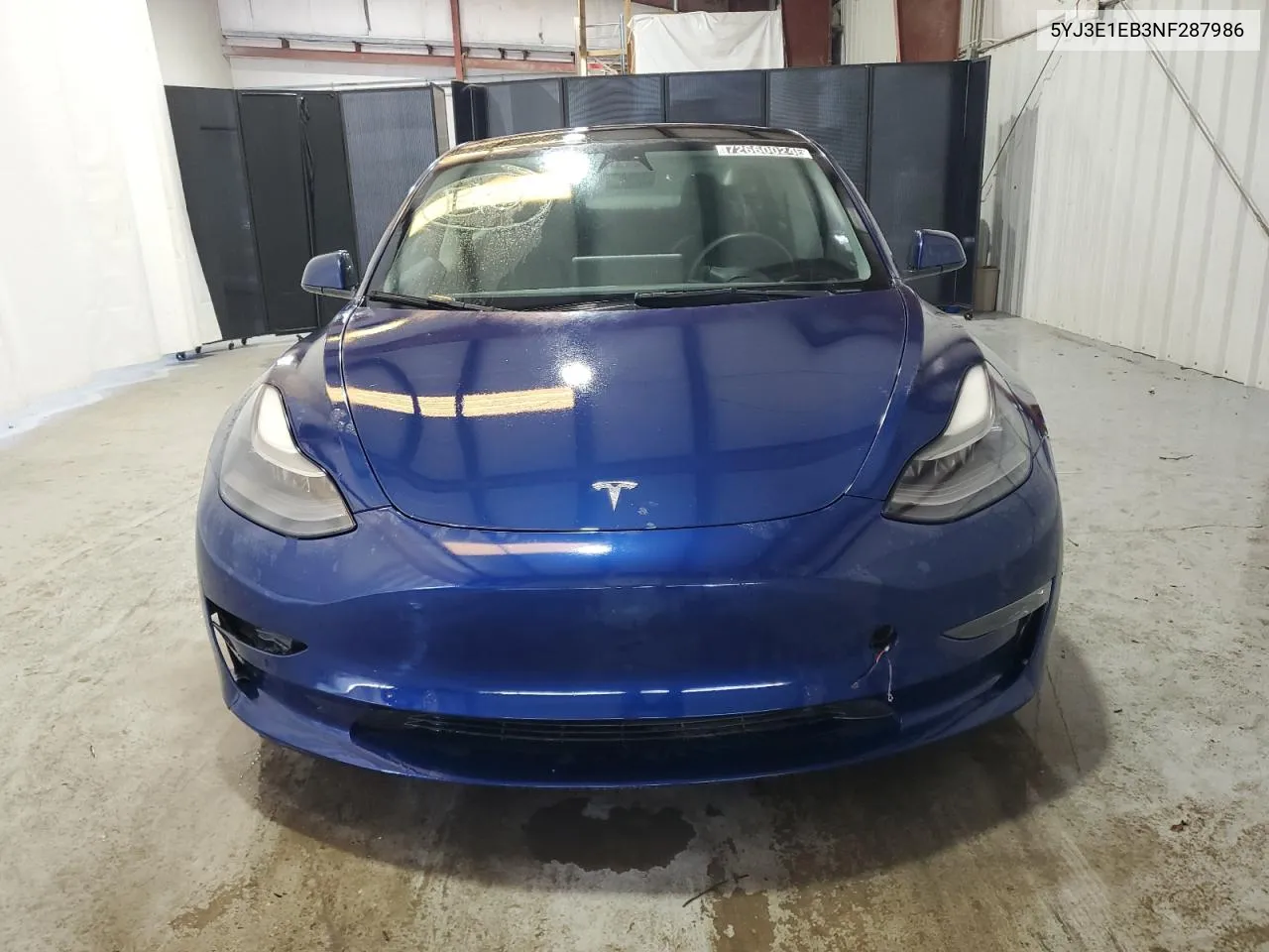 2022 Tesla Model 3 VIN: 5YJ3E1EB3NF287986 Lot: 72660024