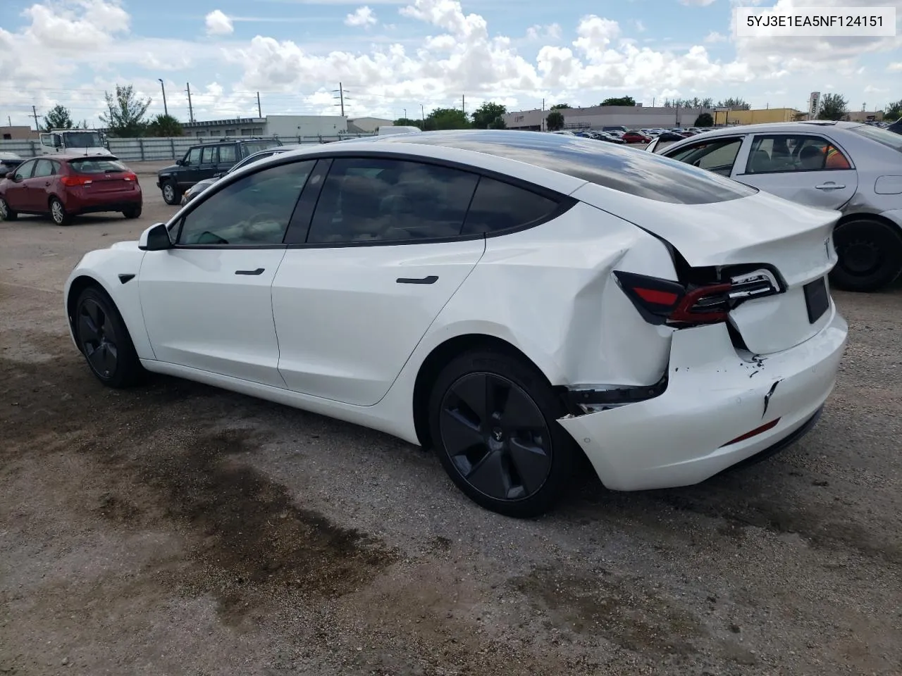 5YJ3E1EA5NF124151 2022 Tesla Model 3