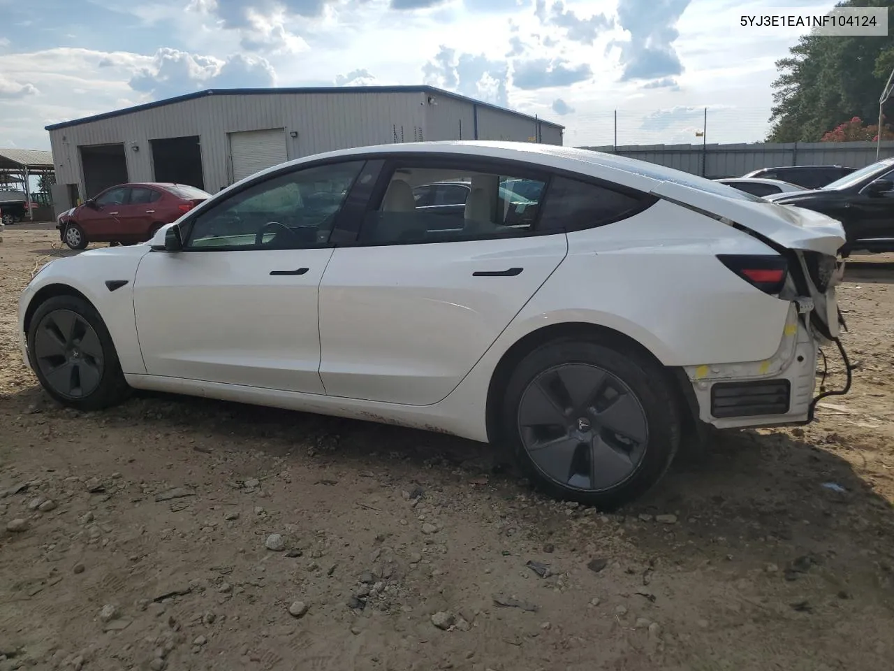 2022 Tesla Model 3 VIN: 5YJ3E1EA1NF104124 Lot: 72769694