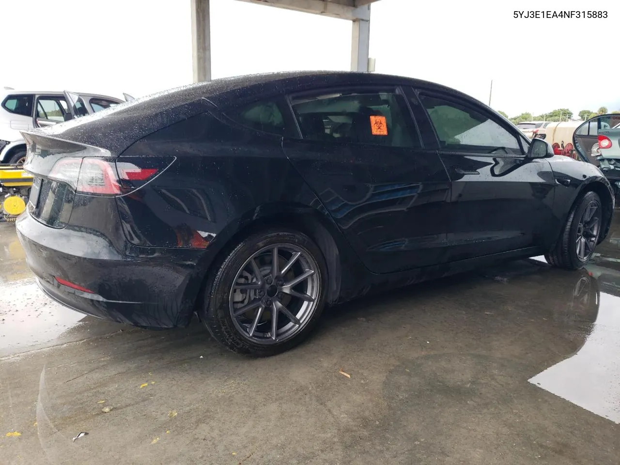 2022 Tesla Model 3 VIN: 5YJ3E1EA4NF315883 Lot: 72783444