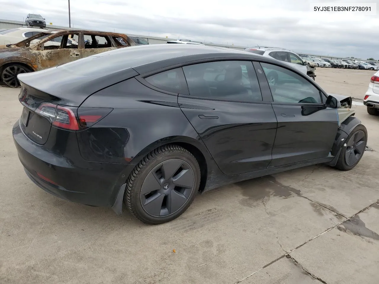 5YJ3E1EB3NF278091 2022 Tesla Model 3