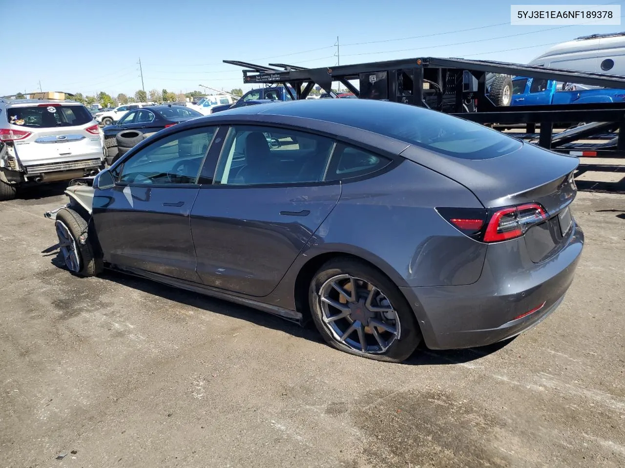 2022 Tesla Model 3 VIN: 5YJ3E1EA6NF189378 Lot: 73054644