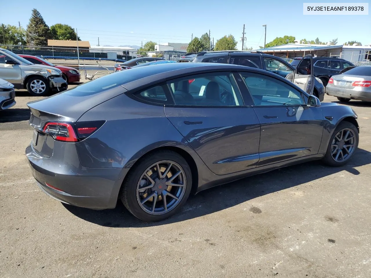 2022 Tesla Model 3 VIN: 5YJ3E1EA6NF189378 Lot: 73054644