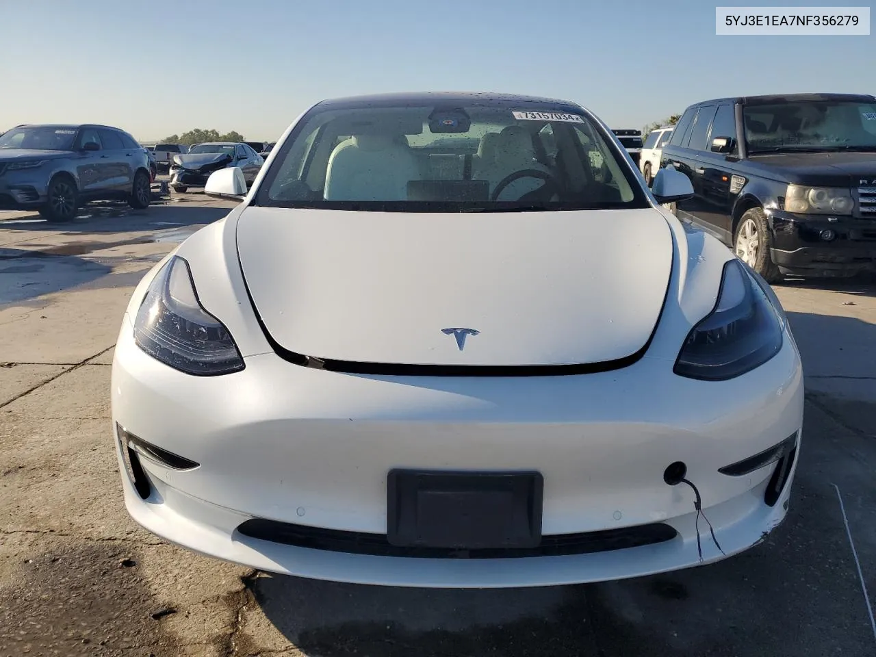 5YJ3E1EA7NF356279 2022 Tesla Model 3