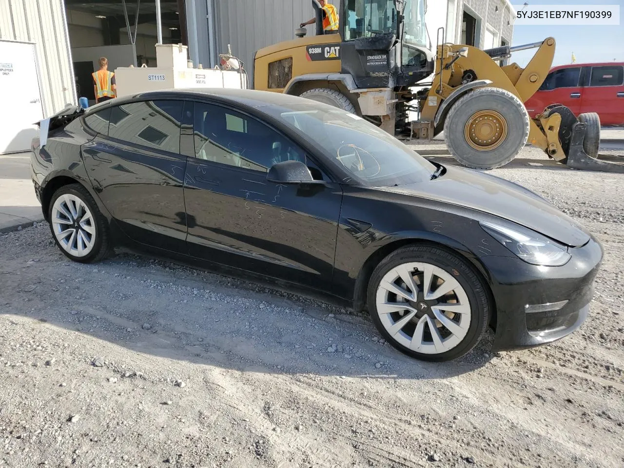 2022 Tesla Model 3 VIN: 5YJ3E1EB7NF190399 Lot: 73213164