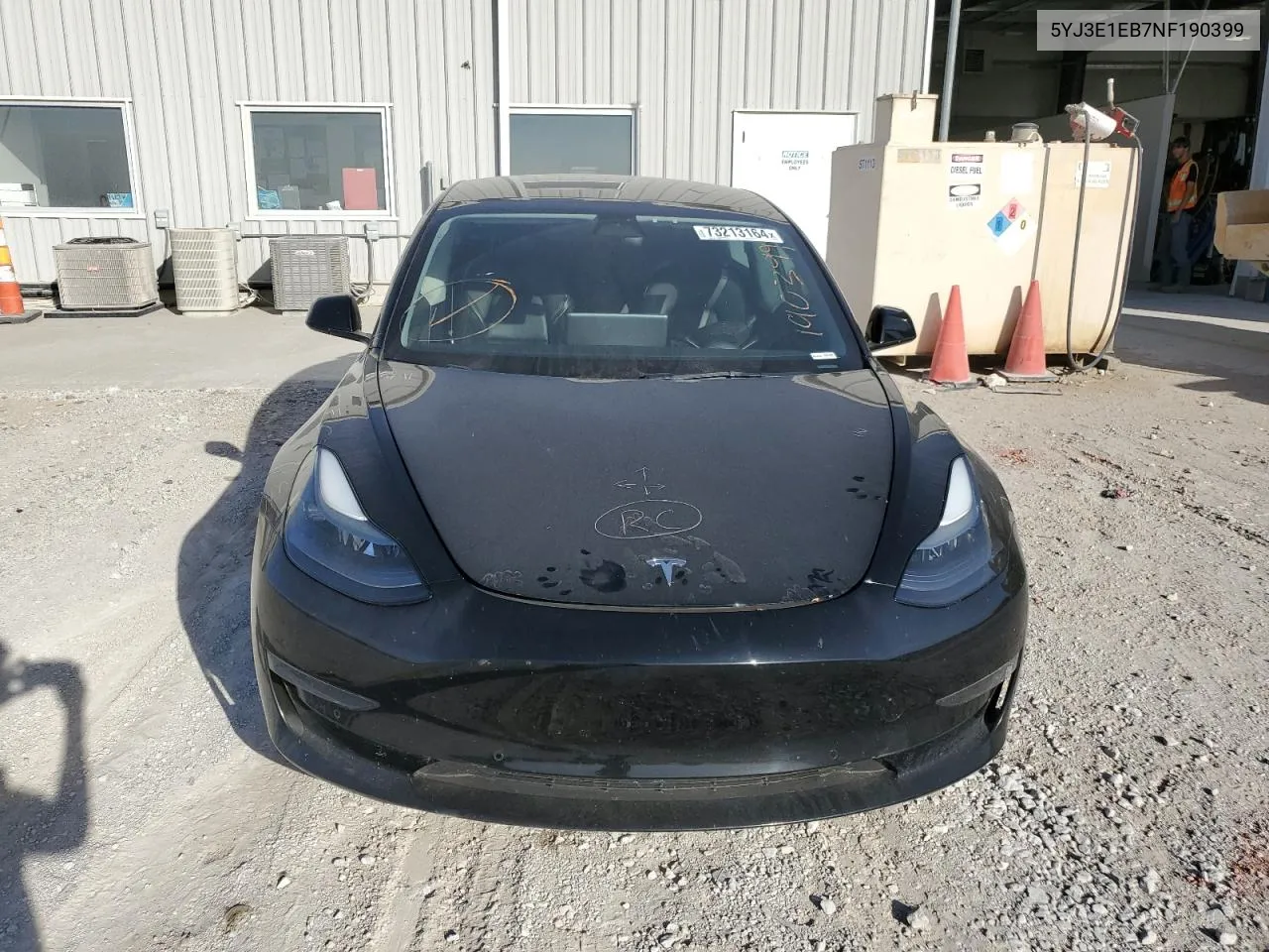 5YJ3E1EB7NF190399 2022 Tesla Model 3