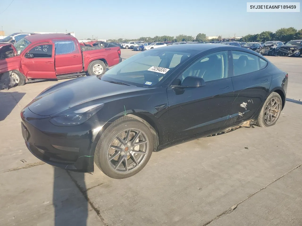 5YJ3E1EA6NF189459 2022 Tesla Model 3