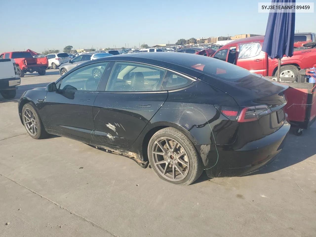 5YJ3E1EA6NF189459 2022 Tesla Model 3