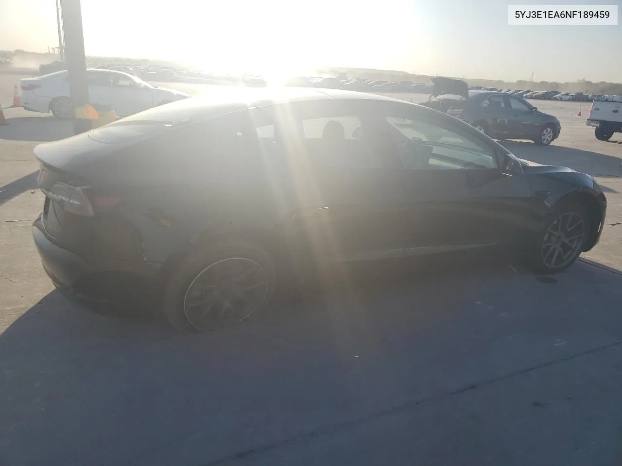 2022 Tesla Model 3 VIN: 5YJ3E1EA6NF189459 Lot: 73294834