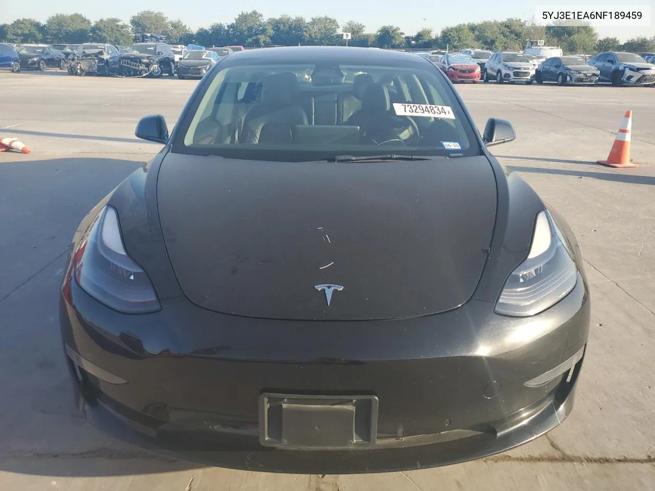 2022 Tesla Model 3 VIN: 5YJ3E1EA6NF189459 Lot: 73294834