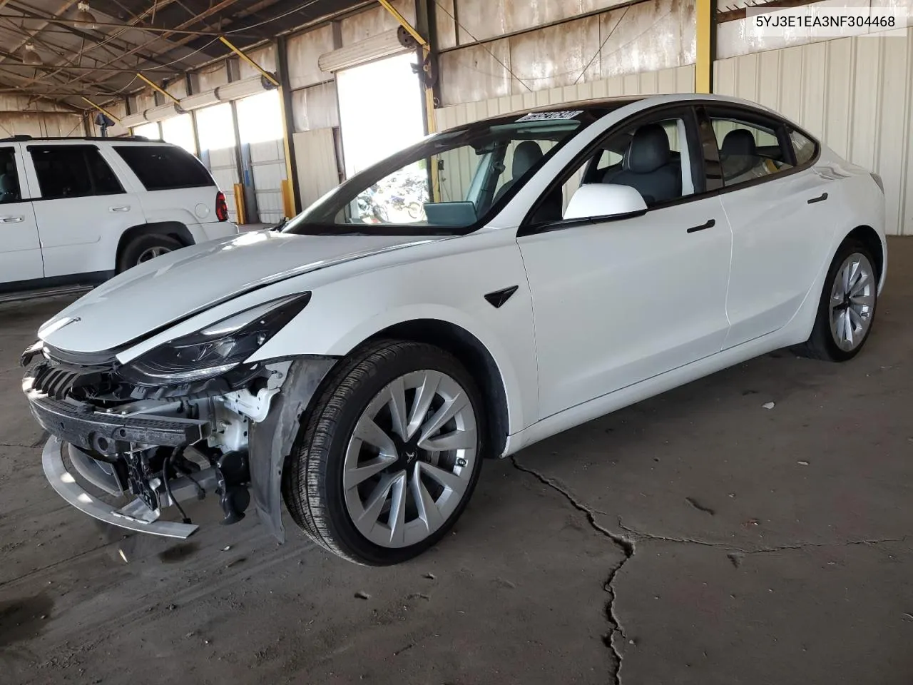 2022 Tesla Model 3 VIN: 5YJ3E1EA3NF304468 Lot: 73521634