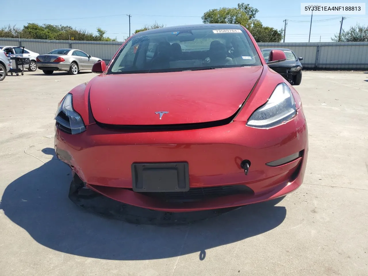 5YJ3E1EA4NF188813 2022 Tesla Model 3