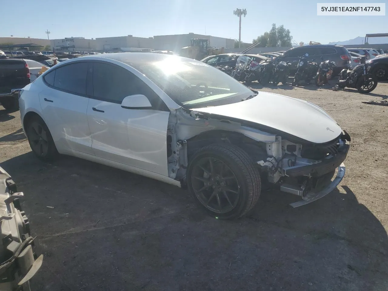 5YJ3E1EA2NF147743 2022 Tesla Model 3