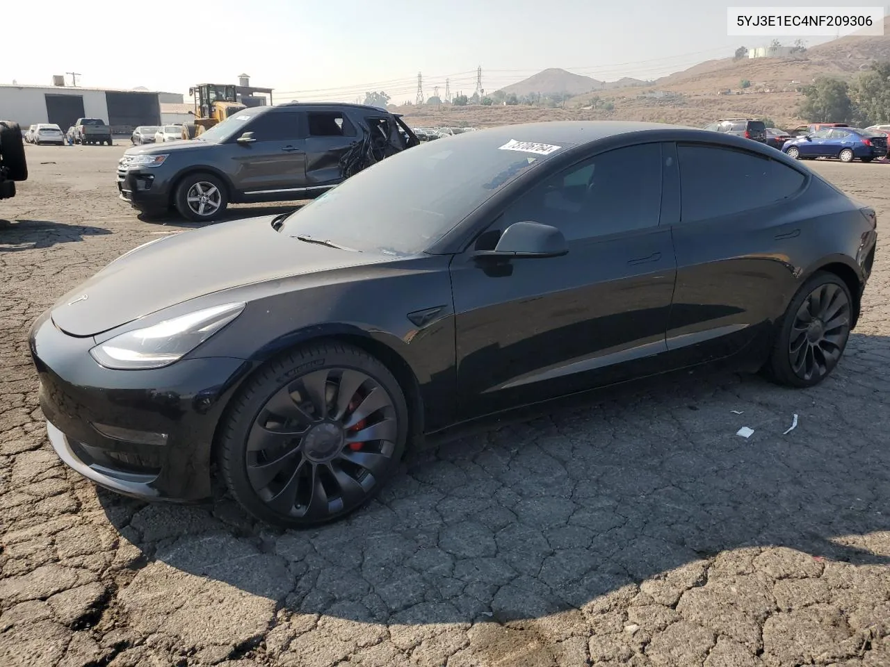 5YJ3E1EC4NF209306 2022 Tesla Model 3