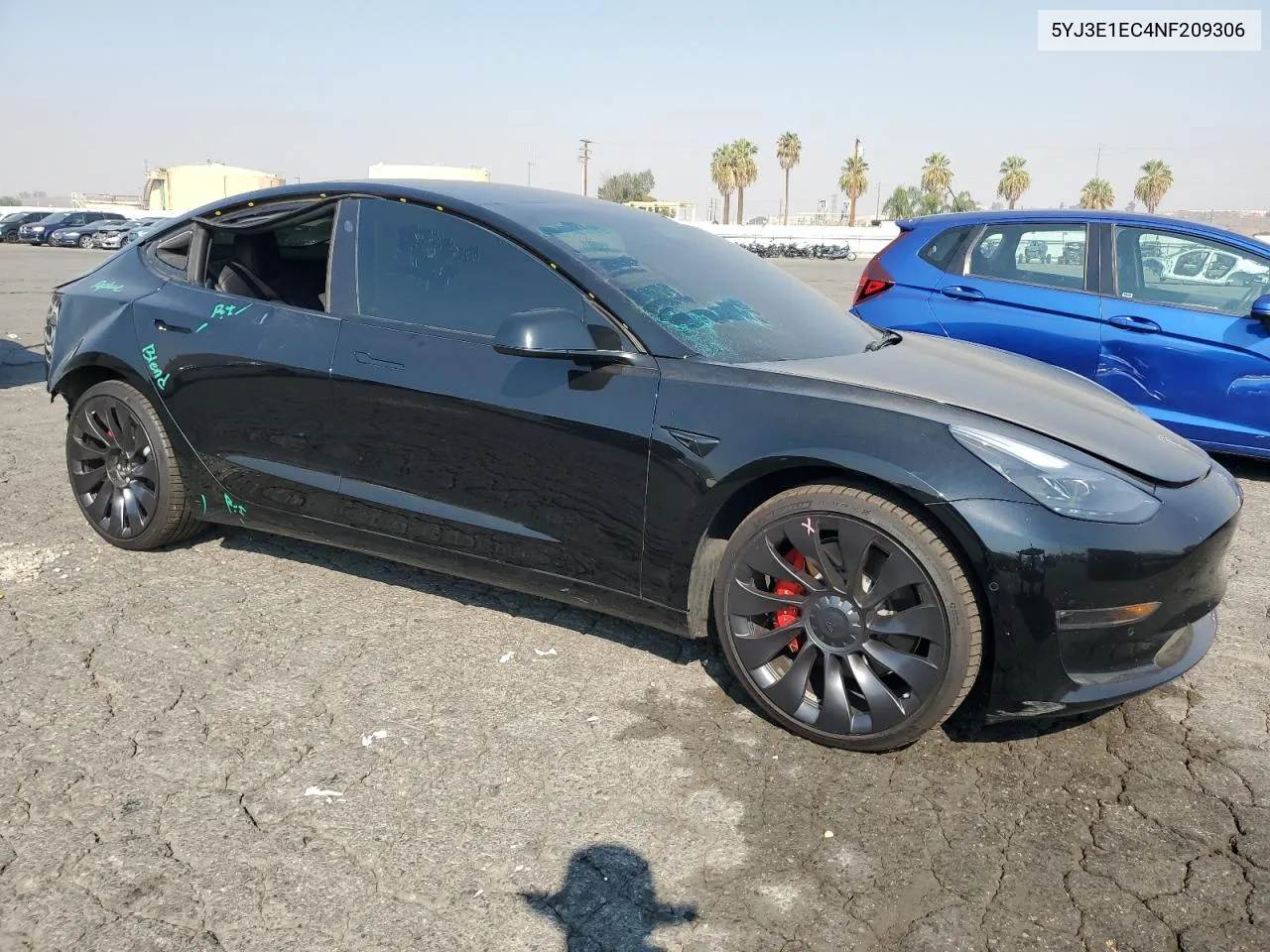 2022 Tesla Model 3 VIN: 5YJ3E1EC4NF209306 Lot: 73706764