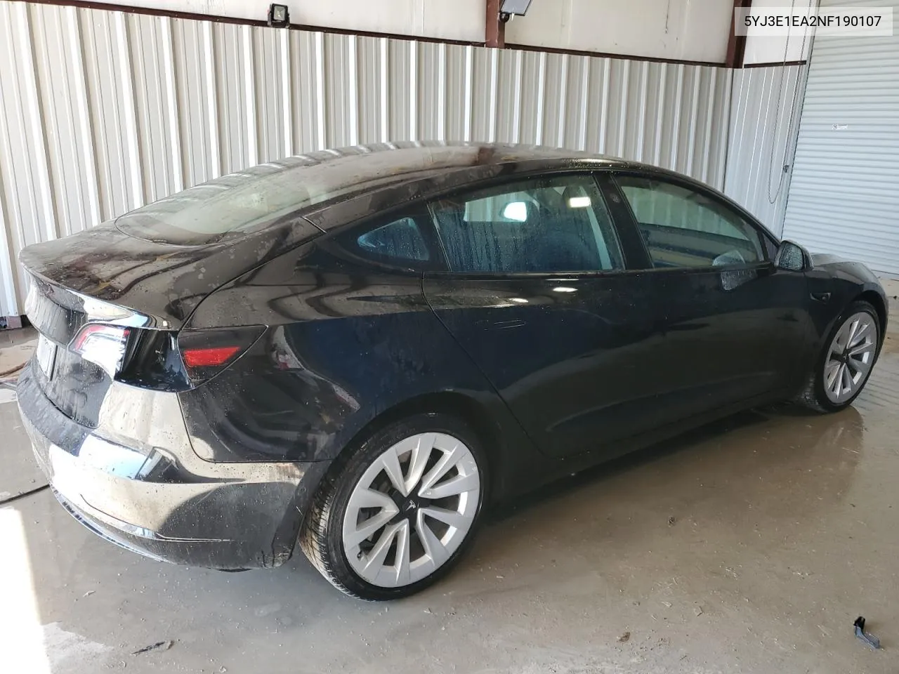 2022 Tesla Model 3 VIN: 5YJ3E1EA2NF190107 Lot: 73724424