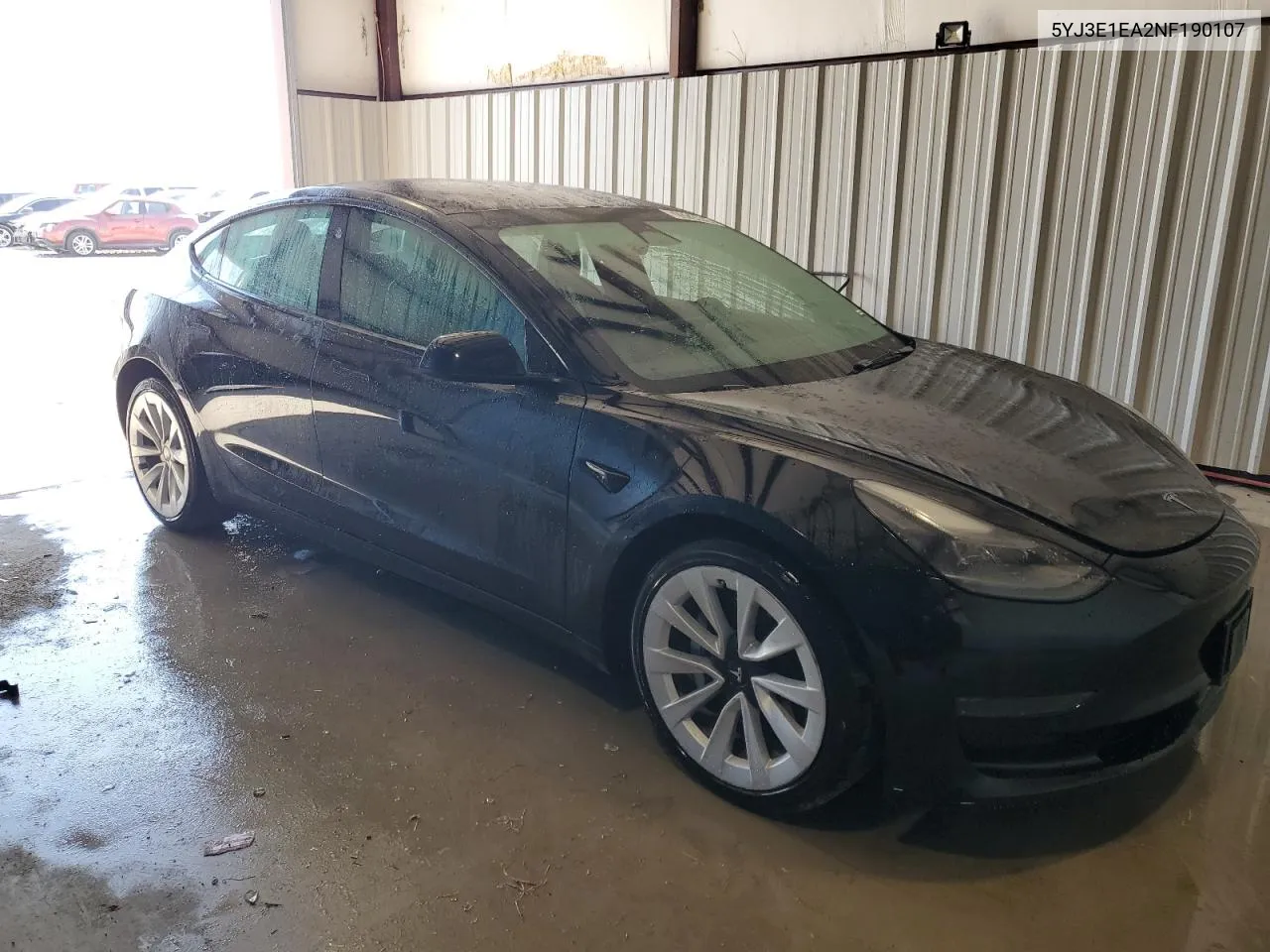 2022 Tesla Model 3 VIN: 5YJ3E1EA2NF190107 Lot: 73724424