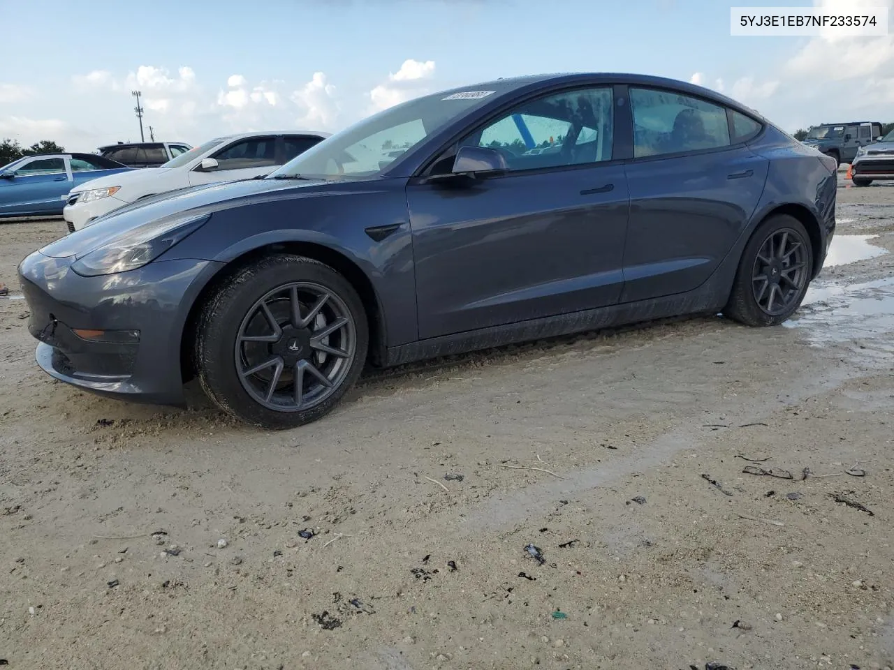 5YJ3E1EB7NF233574 2022 Tesla Model 3