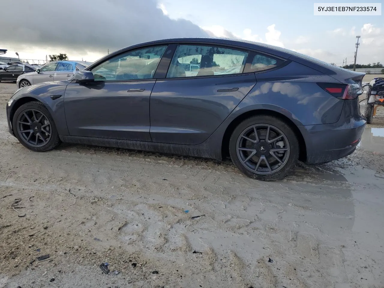 5YJ3E1EB7NF233574 2022 Tesla Model 3