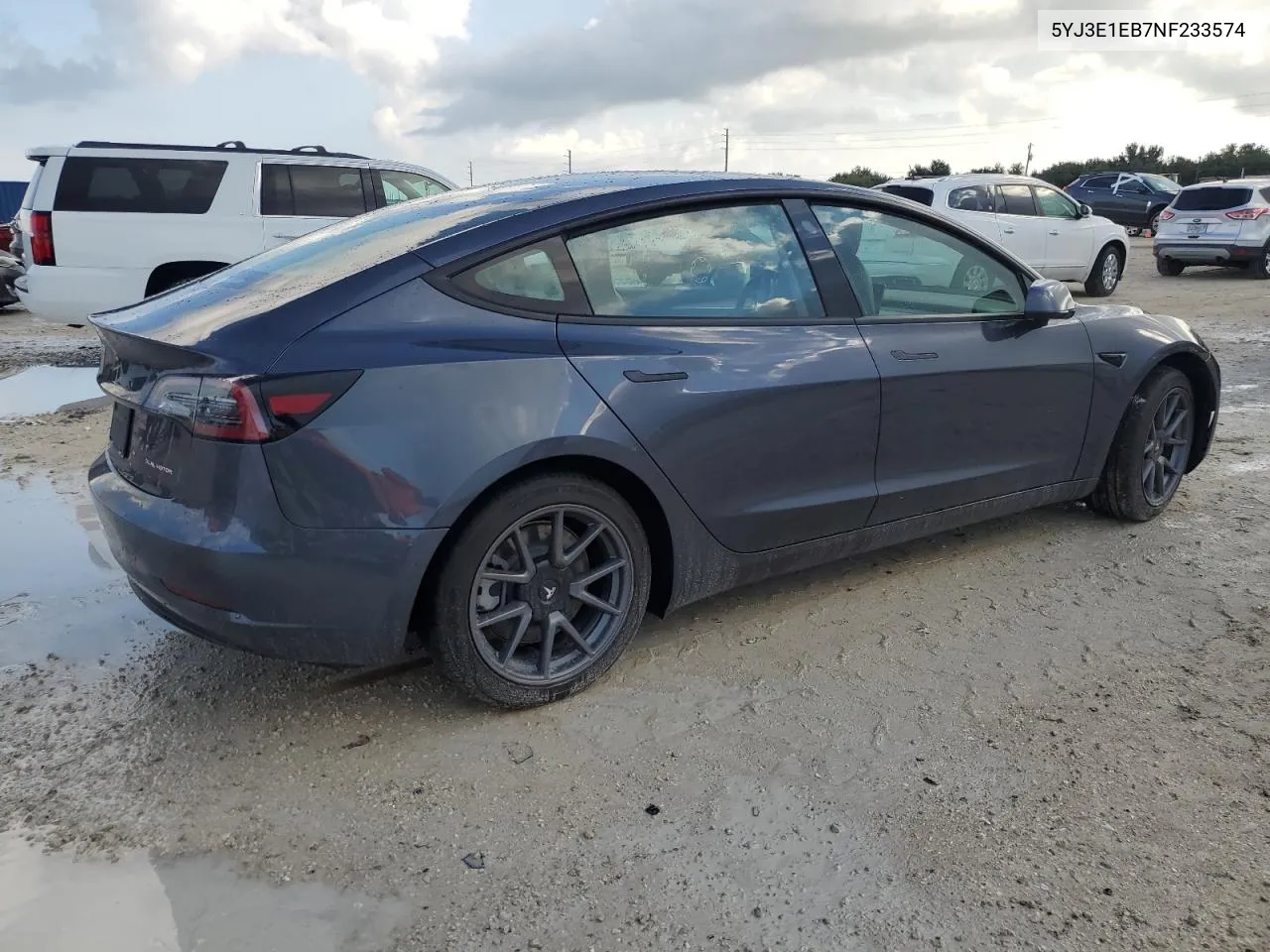 2022 Tesla Model 3 VIN: 5YJ3E1EB7NF233574 Lot: 73744964