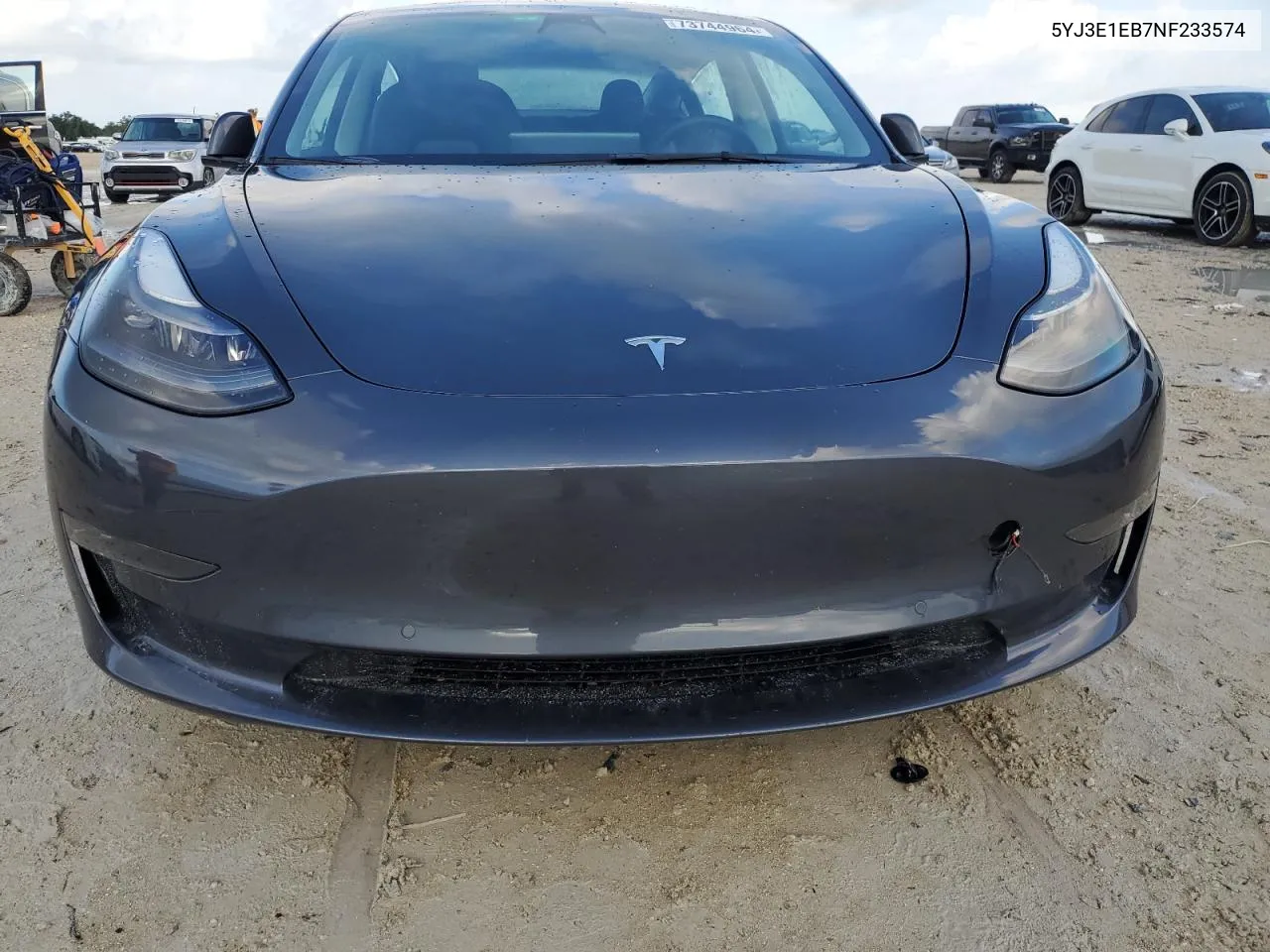 2022 Tesla Model 3 VIN: 5YJ3E1EB7NF233574 Lot: 73744964