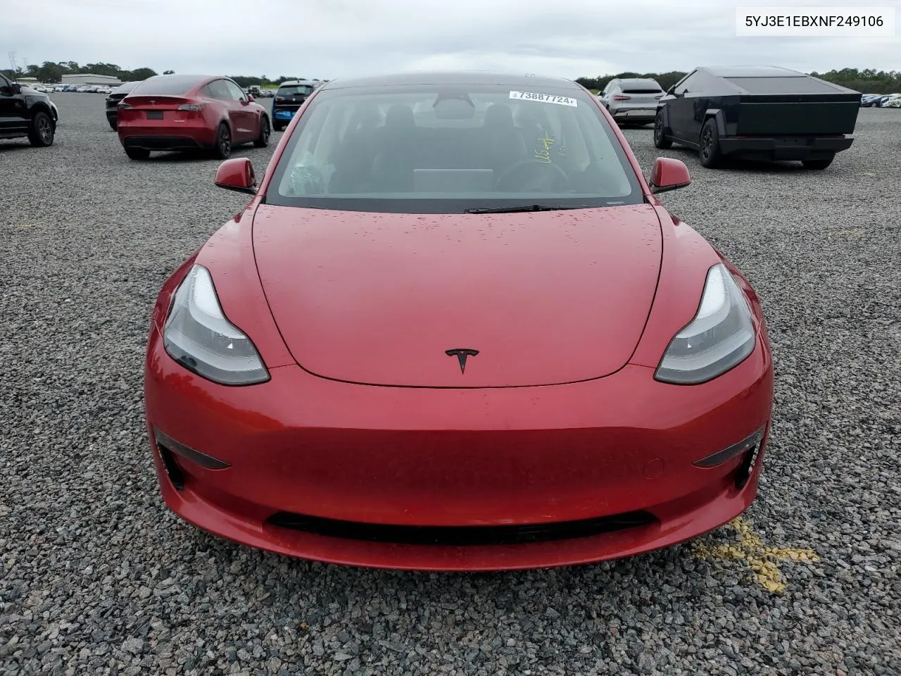 5YJ3E1EBXNF249106 2022 Tesla Model 3