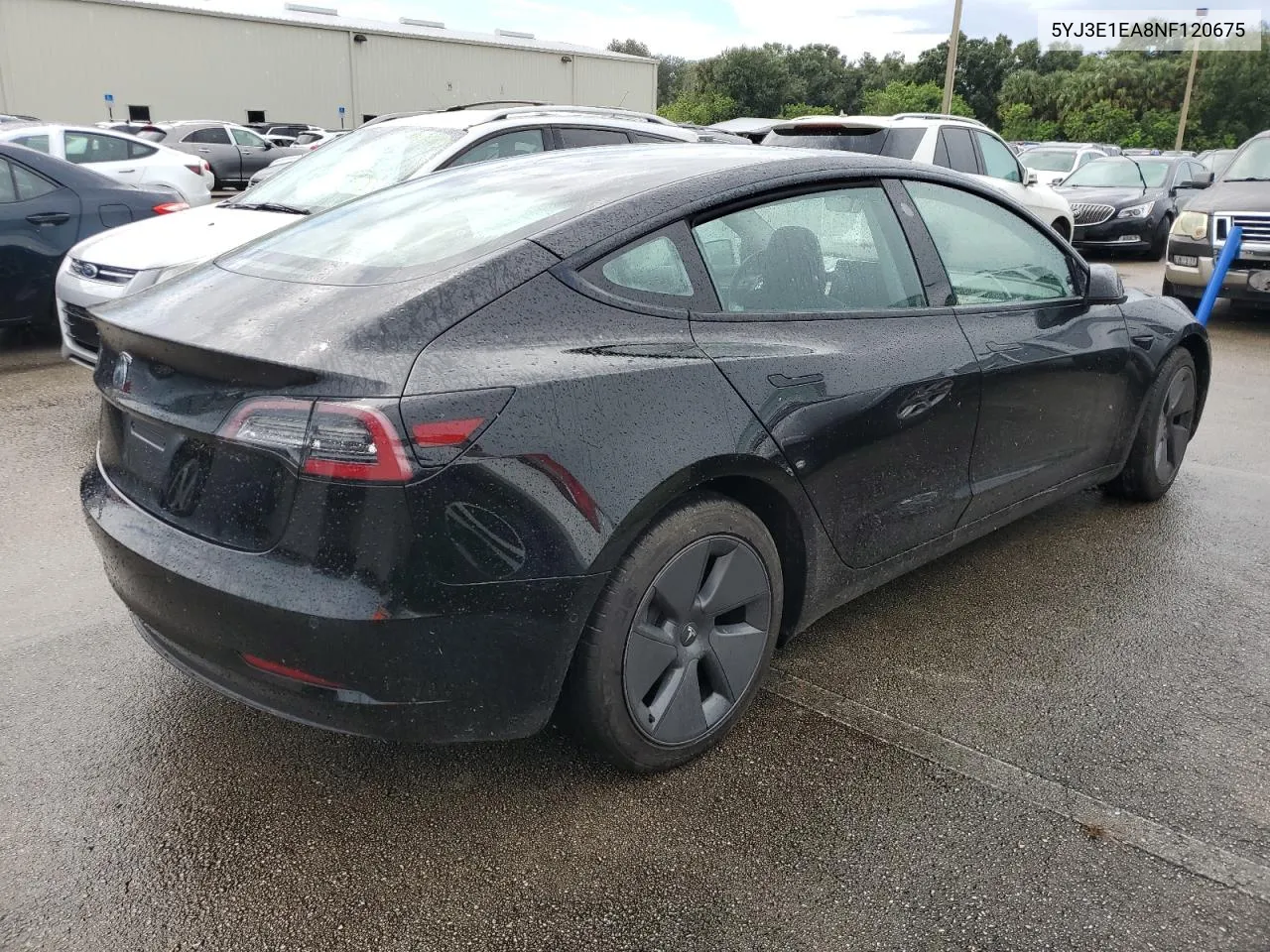 2022 Tesla Model 3 VIN: 5YJ3E1EA8NF120675 Lot: 73929134