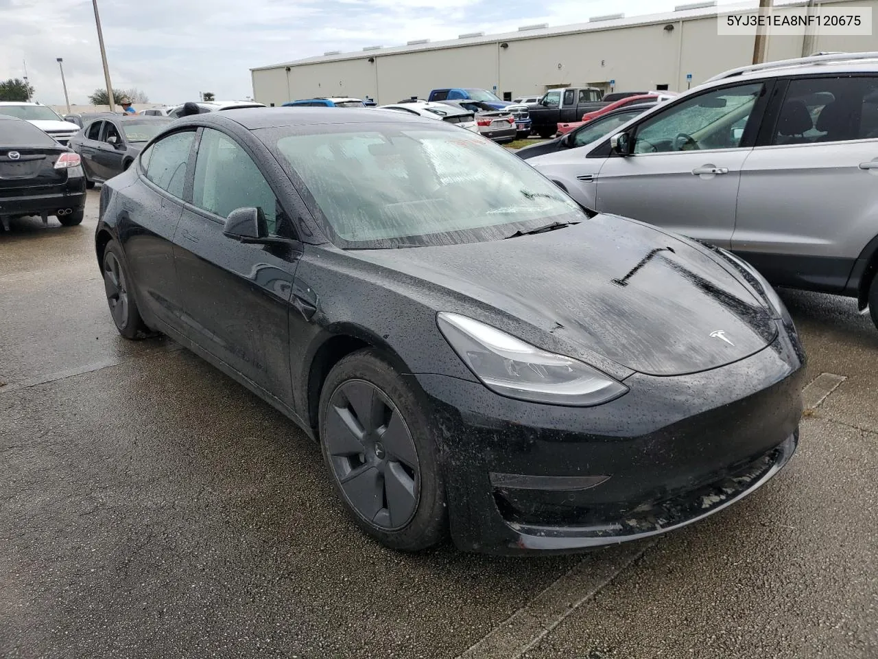 2022 Tesla Model 3 VIN: 5YJ3E1EA8NF120675 Lot: 73929134