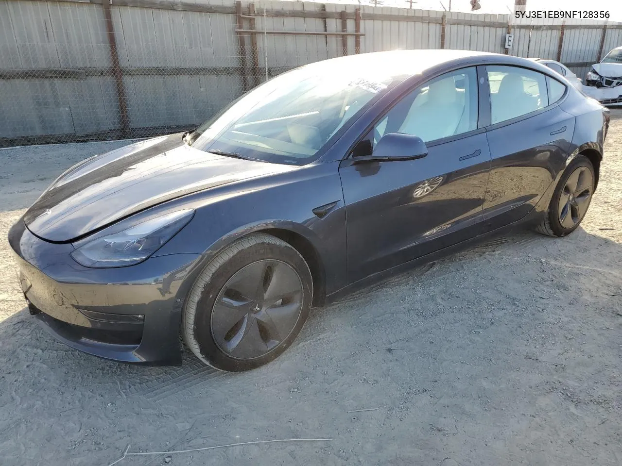 2022 Tesla Model 3 VIN: 5YJ3E1EB9NF128356 Lot: 74064884