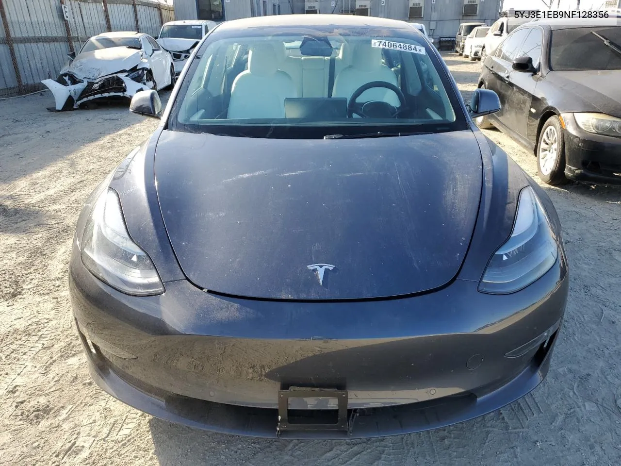 2022 Tesla Model 3 VIN: 5YJ3E1EB9NF128356 Lot: 74064884