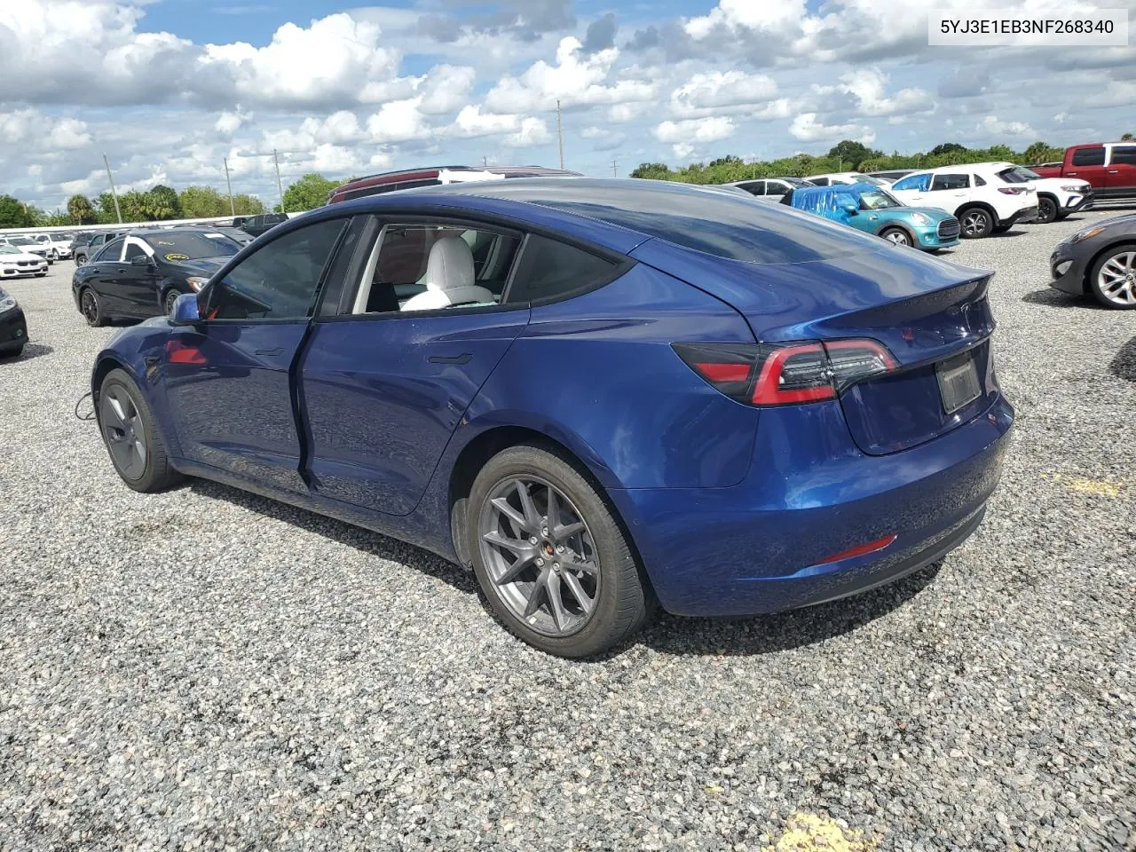 5YJ3E1EB3NF268340 2022 Tesla Model 3