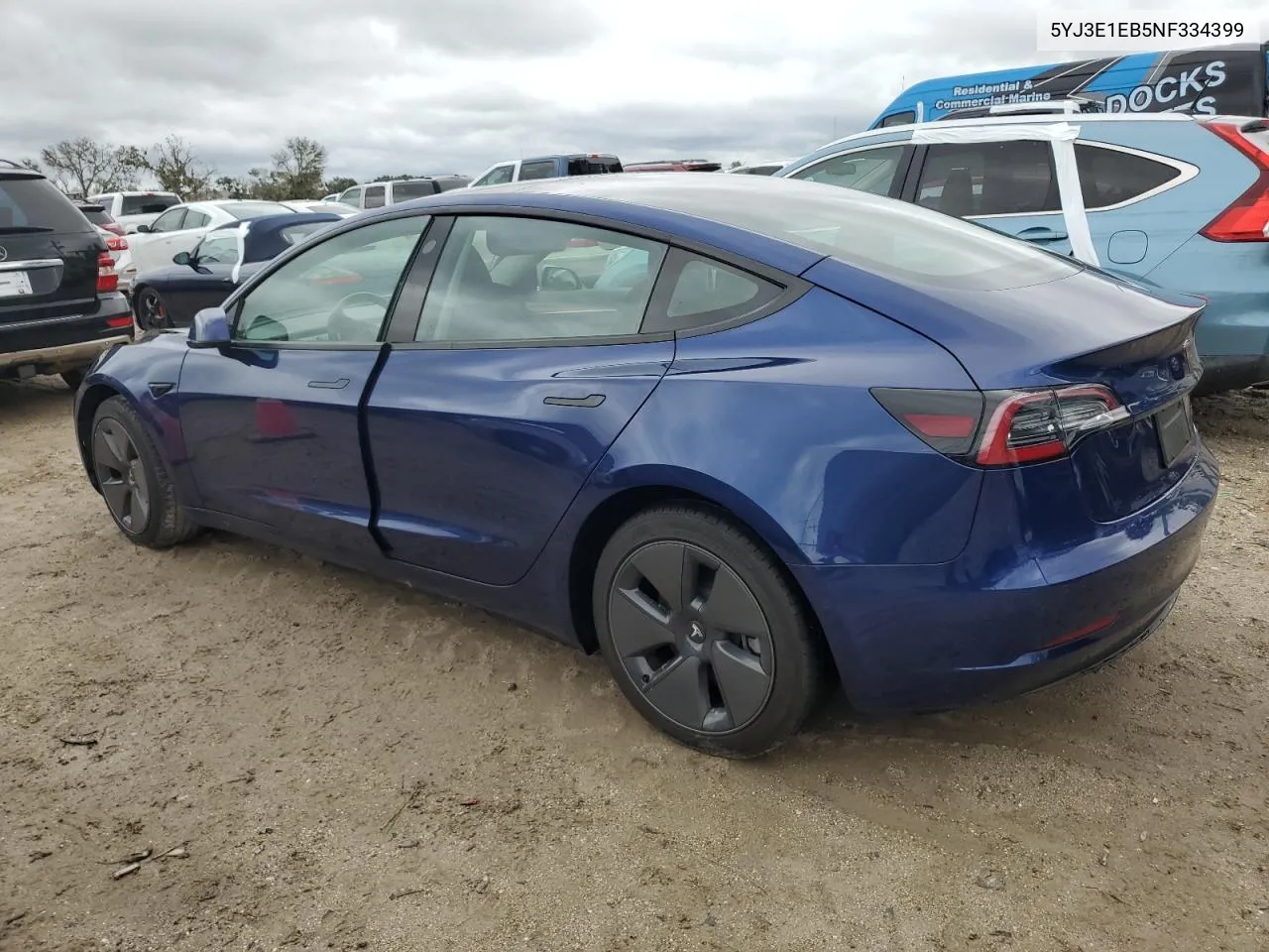 5YJ3E1EB5NF334399 2022 Tesla Model 3