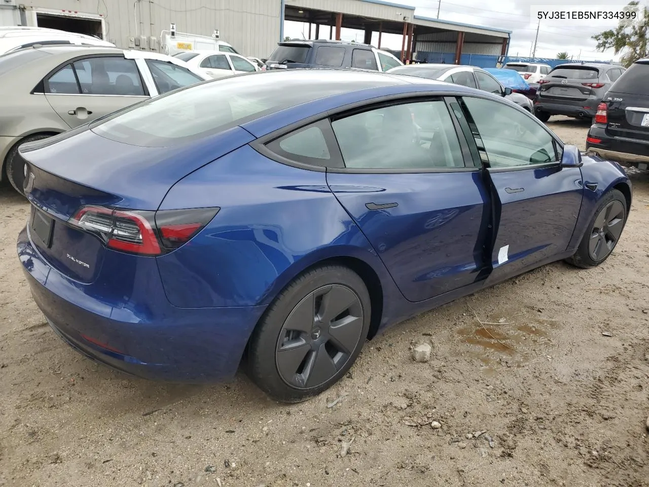 2022 Tesla Model 3 VIN: 5YJ3E1EB5NF334399 Lot: 74260784