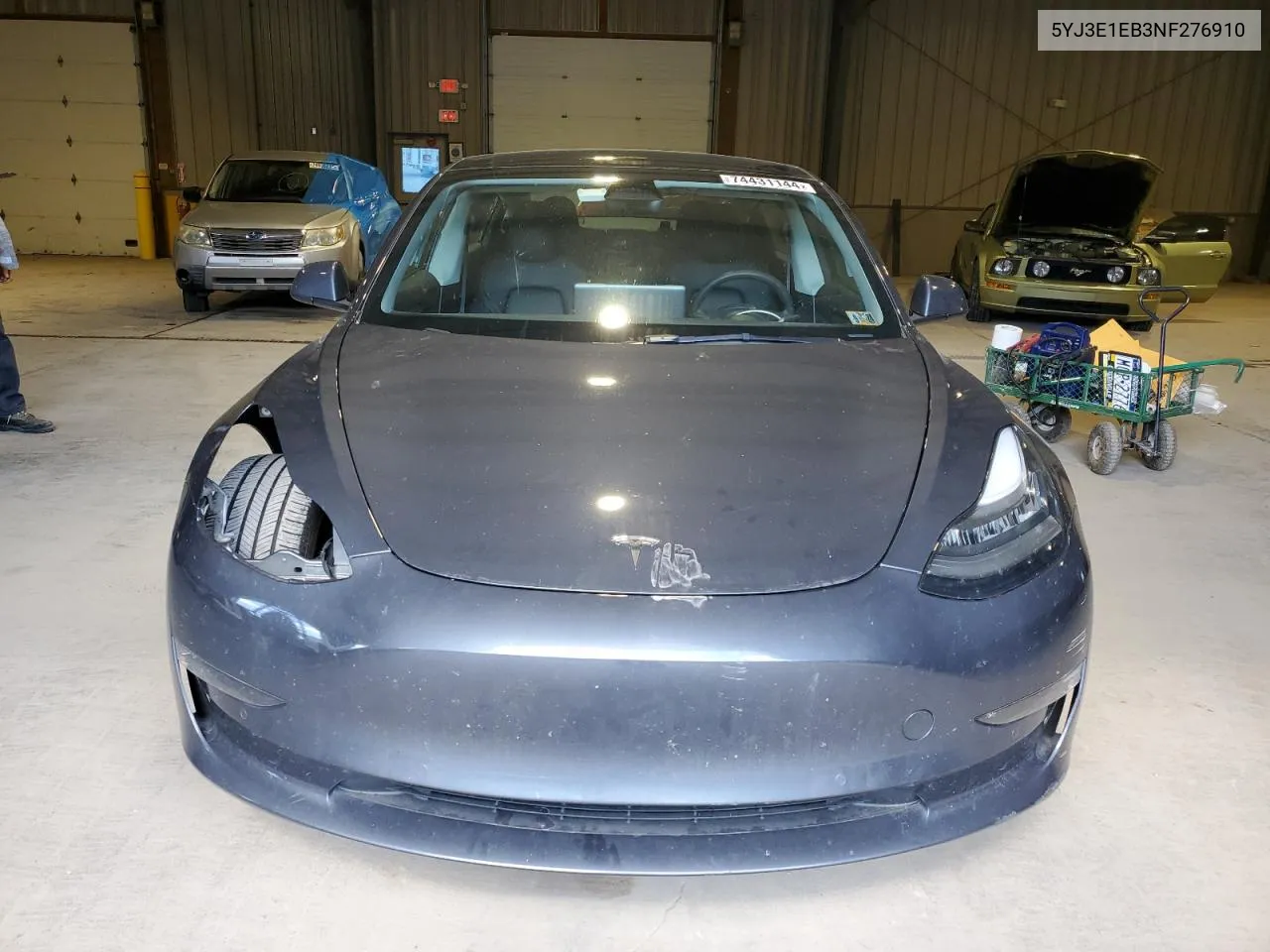 2022 Tesla Model 3 VIN: 5YJ3E1EB3NF276910 Lot: 74431144