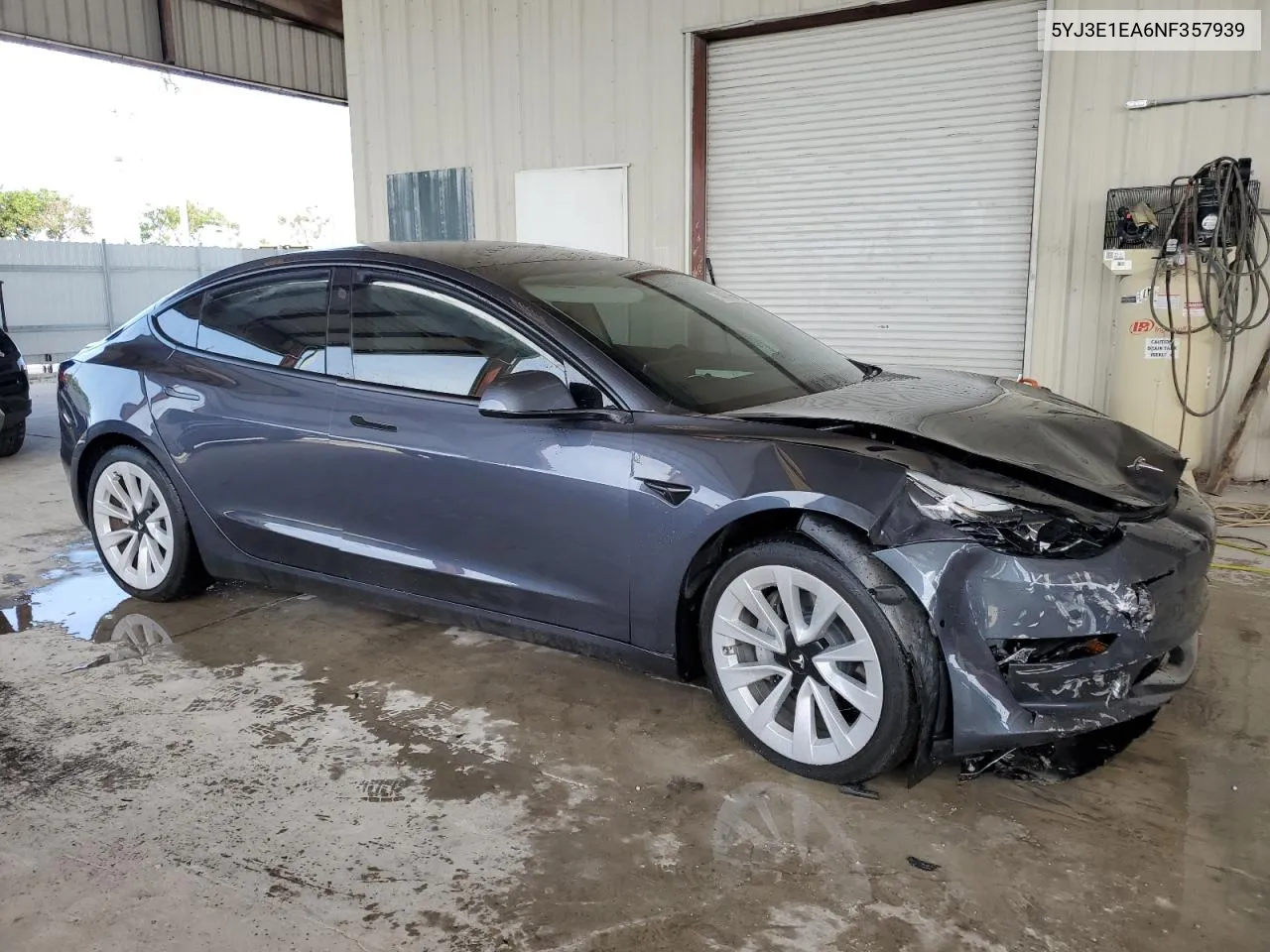 2022 Tesla Model 3 VIN: 5YJ3E1EA6NF357939 Lot: 74496134