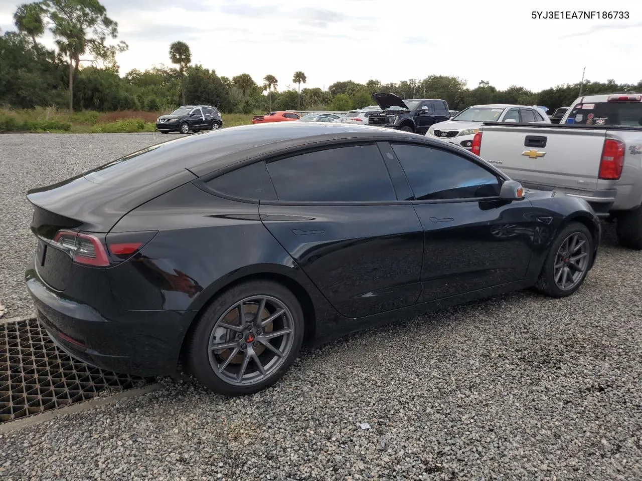 5YJ3E1EA7NF186733 2022 Tesla Model 3