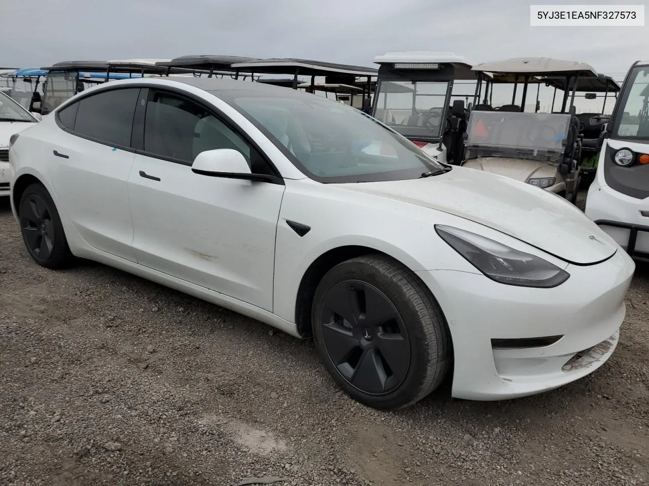 2022 Tesla Model 3 VIN: 5YJ3E1EA5NF327573 Lot: 74662594