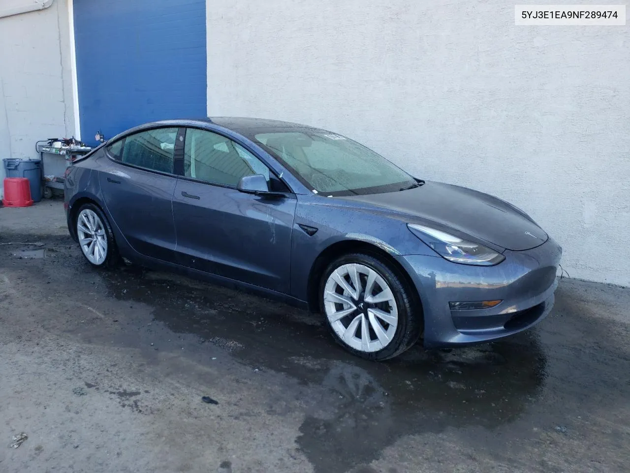 2022 Tesla Model 3 VIN: 5YJ3E1EA9NF289474 Lot: 74720074