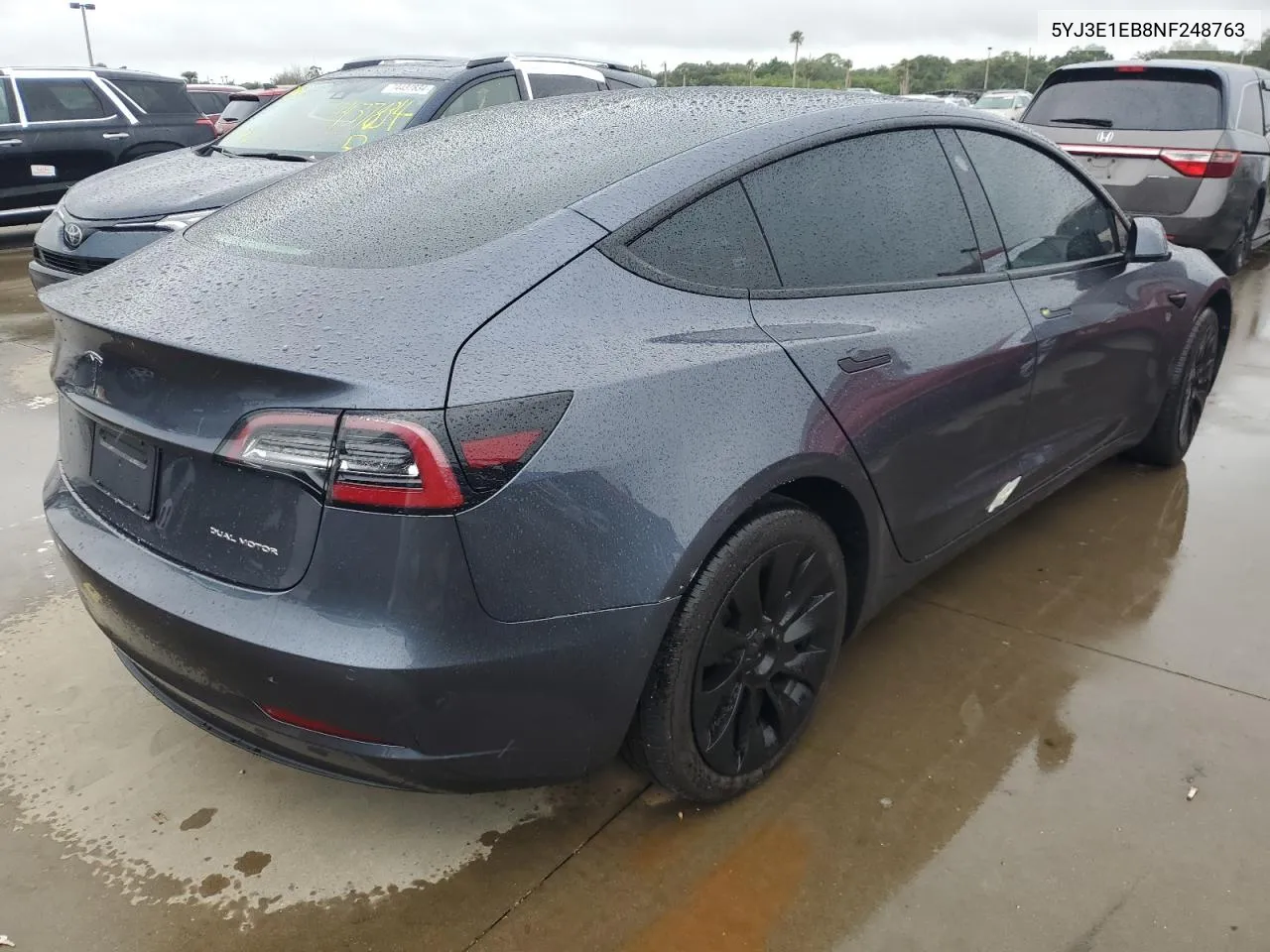 5YJ3E1EB8NF248763 2022 Tesla Model 3