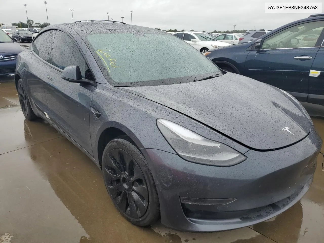 5YJ3E1EB8NF248763 2022 Tesla Model 3