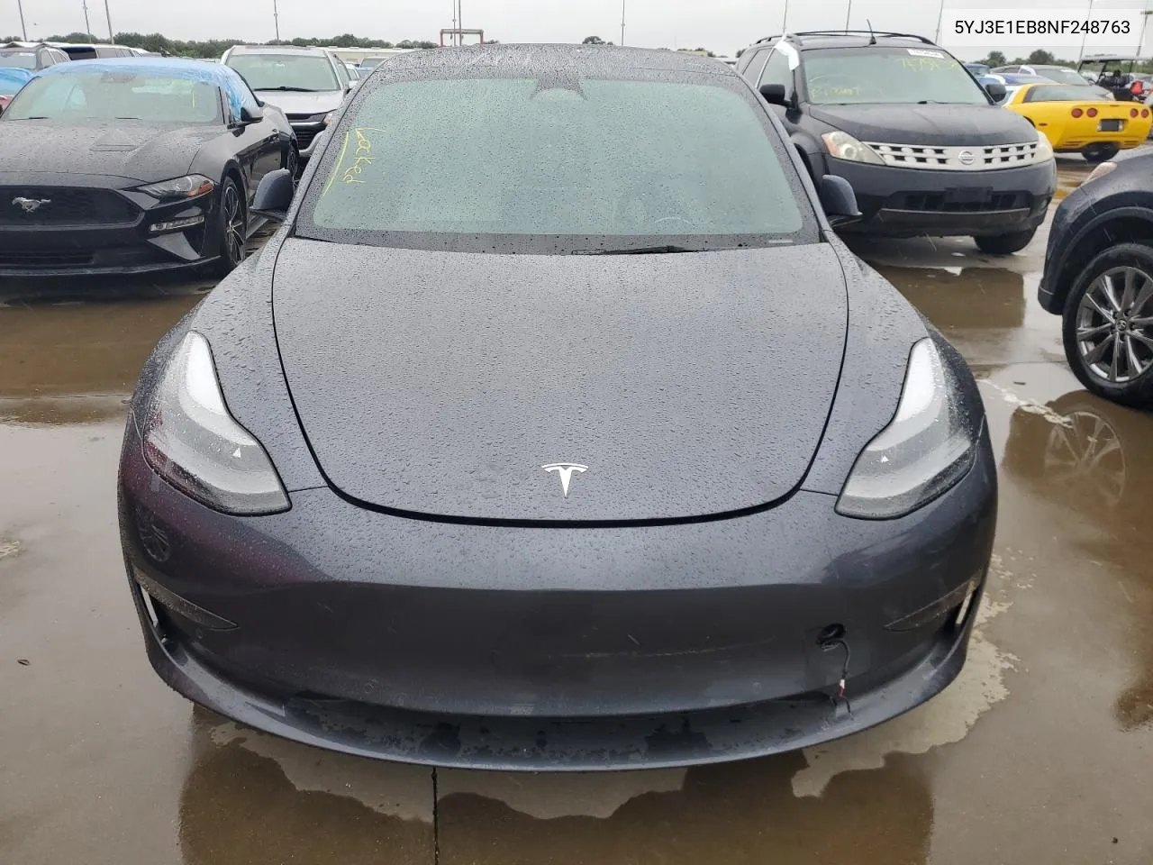 2022 Tesla Model 3 VIN: 5YJ3E1EB8NF248763 Lot: 74730884