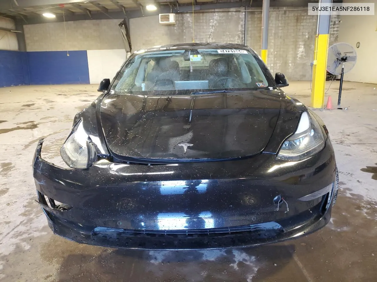 2022 Tesla Model 3 VIN: 5YJ3E1EA5NF286118 Lot: 74731384