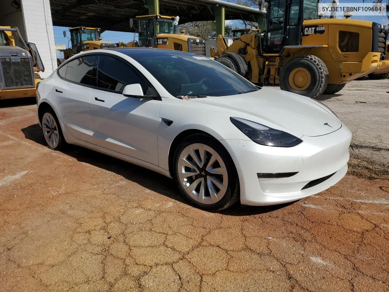 2022 Tesla Model 3 VIN: 5YJ3E1EB8NF109684 Lot: 74740754