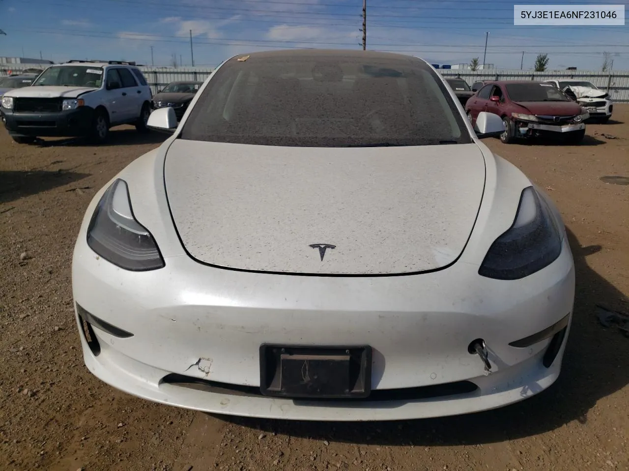 2022 Tesla Model 3 VIN: 5YJ3E1EA6NF231046 Lot: 74901424