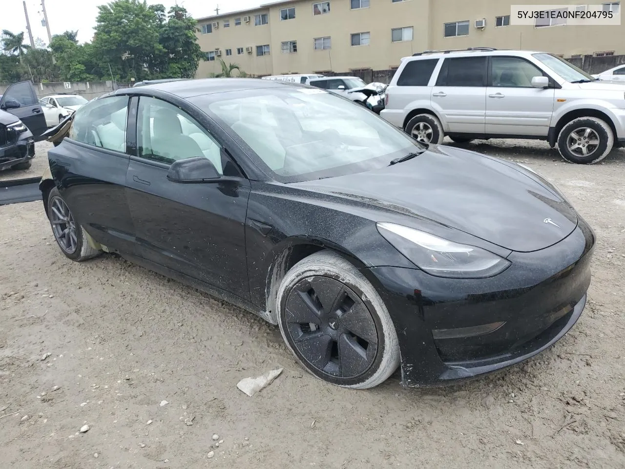 2022 Tesla Model 3 VIN: 5YJ3E1EA0NF204795 Lot: 75314704