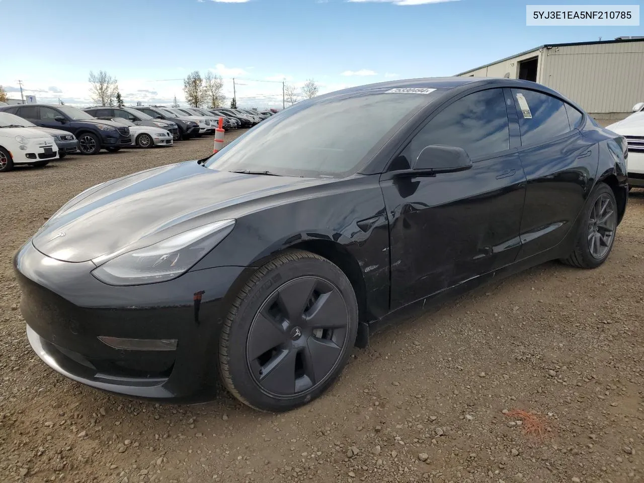 2022 Tesla Model 3 VIN: 5YJ3E1EA5NF210785 Lot: 75330494